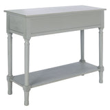 SAFAVIEH Tinnie 2-Drawer Console Table - 36" W x 13" L x 29.5" H - 36Wx13Dx30H