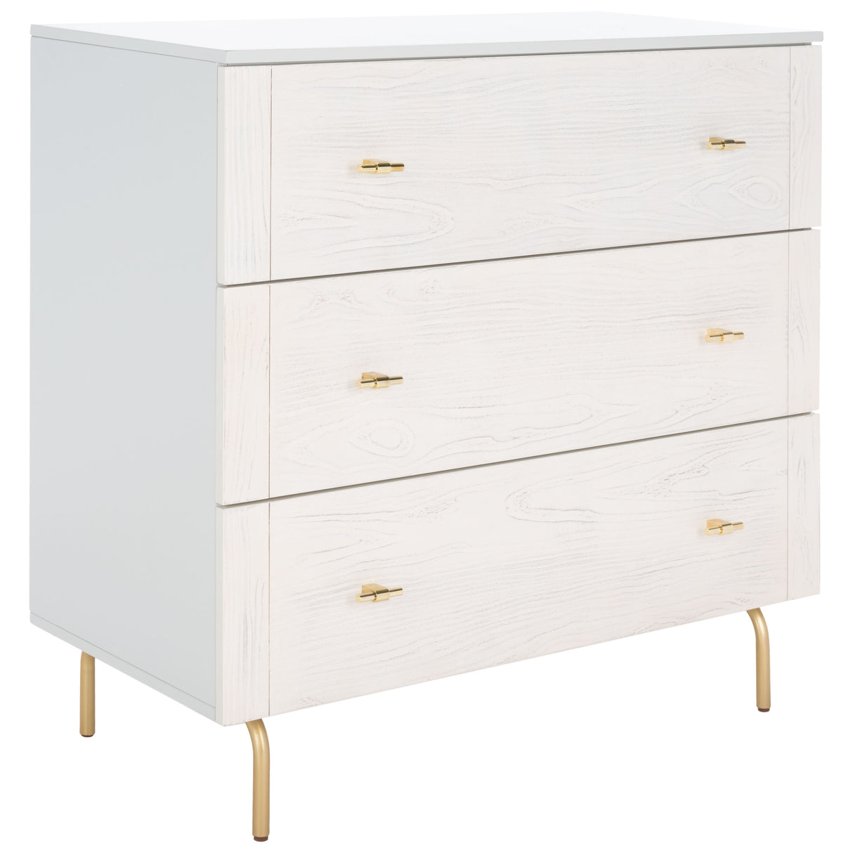 SAFAVIEH Titta 3-Drawer Storage Bedroom Dresser