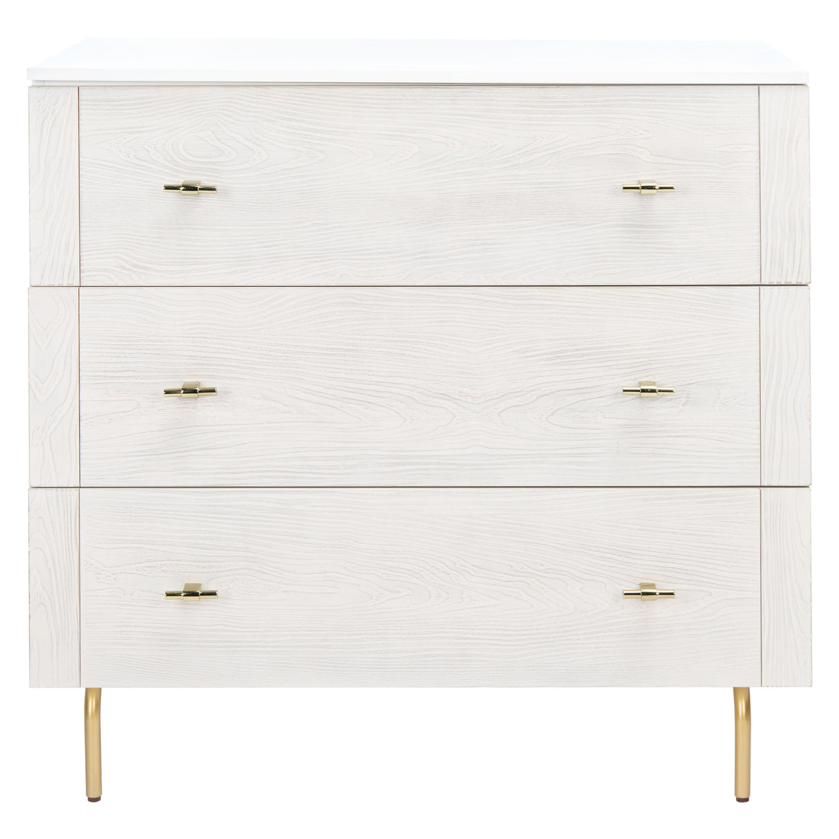 SAFAVIEH Titta 3-Drawer Storage Bedroom Dresser