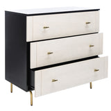 SAFAVIEH Titta 3-Drawer Storage Bedroom Dresser