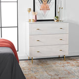 SAFAVIEH Titta 3-Drawer Storage Bedroom Dresser