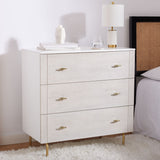 SAFAVIEH Titta 3-Drawer Storage Bedroom Dresser