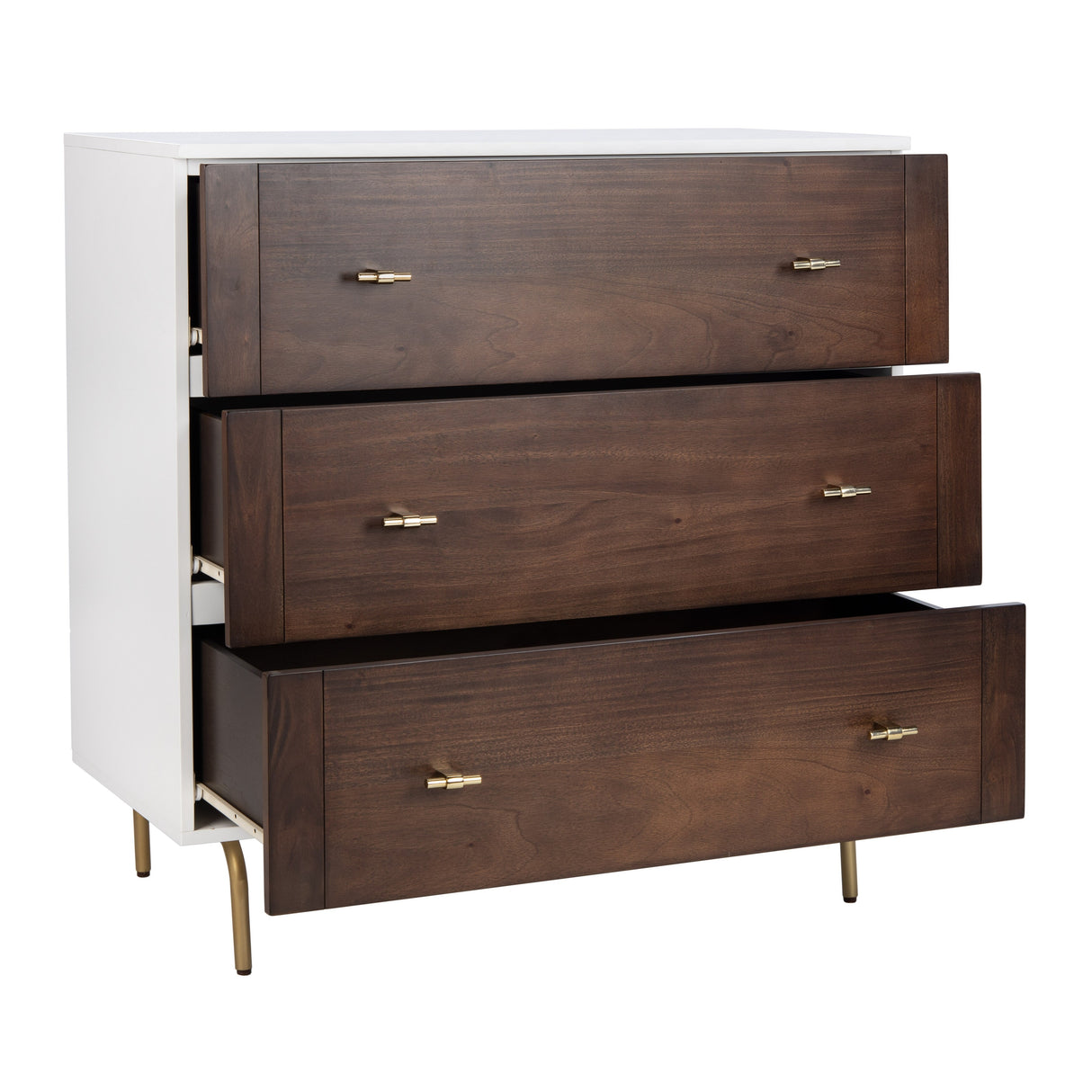 SAFAVIEH Titta 3-Drawer Storage Bedroom Dresser