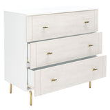 SAFAVIEH Titta 3-Drawer Storage Bedroom Dresser