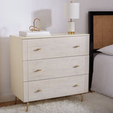 SAFAVIEH Titta 3-Drawer Storage Bedroom Dresser