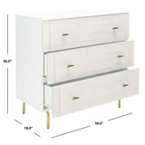 SAFAVIEH Titta 3-Drawer Storage Bedroom Dresser