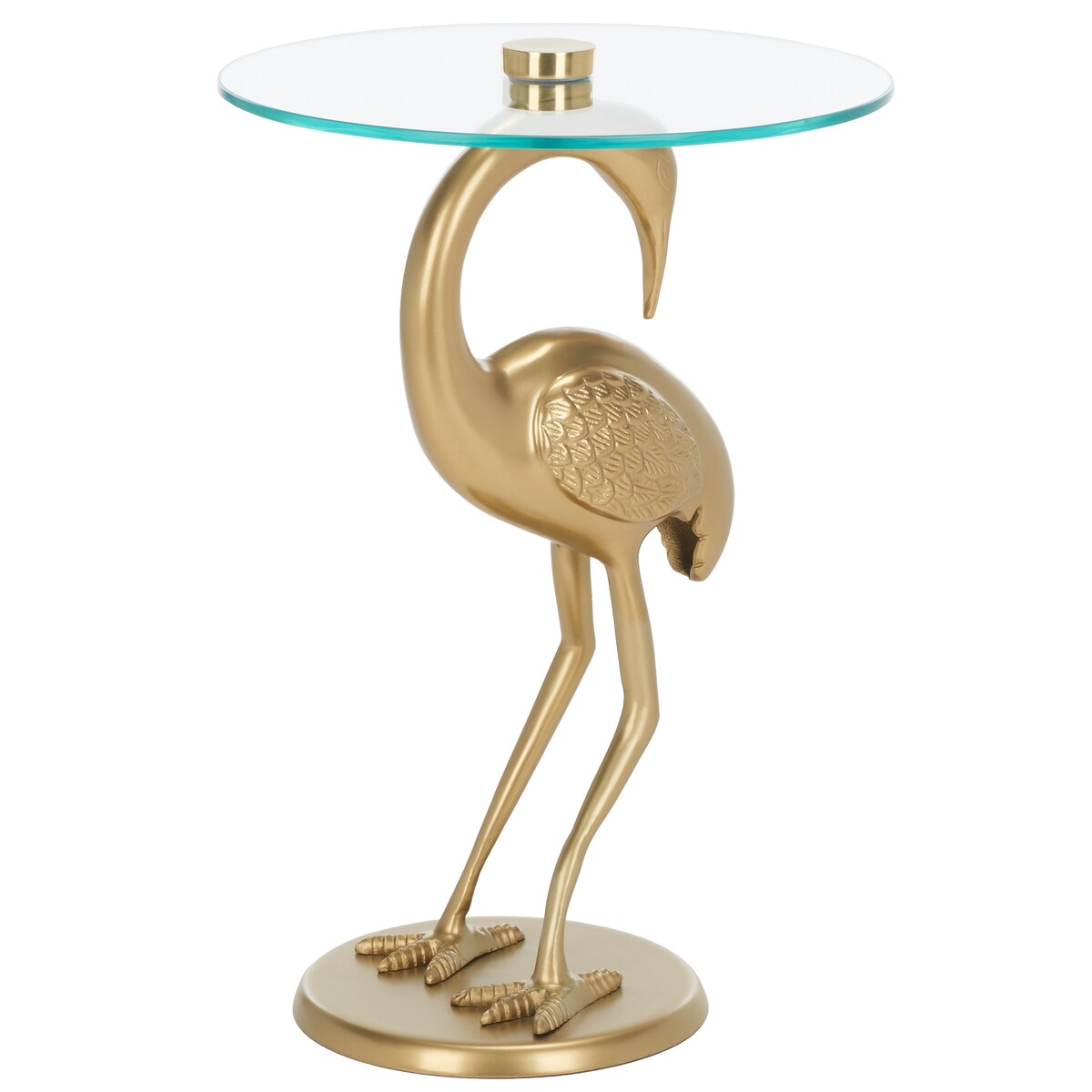 SAFAVIEH Tjasa Bird Base Accent Table - 16" L x 16" D x 23" H - 16Wx16Dx23H