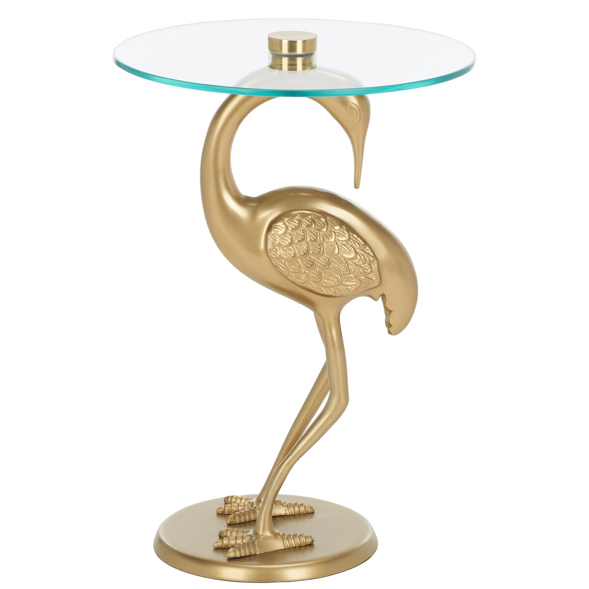 SAFAVIEH Tjasa Bird Base Accent Table - 16" L x 16" D x 23" H - 16Wx16Dx23H