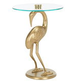 SAFAVIEH Tjasa Bird Base Accent Table - 16" L x 16" D x 23" H - 16Wx16Dx23H