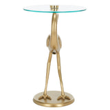 SAFAVIEH Tjasa Bird Base Accent Table - 16" L x 16" D x 23" H - 16Wx16Dx23H