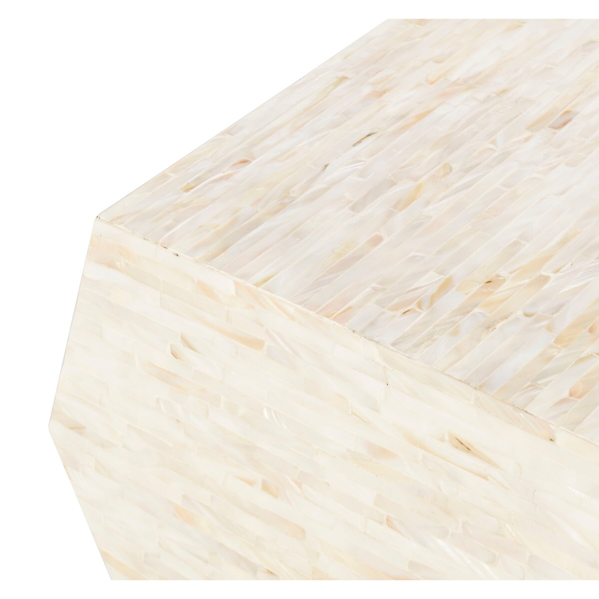 SAFAVIEH Traiana Multi/ Beige Mosaic Geometric Side Table - 19.7" x 19.7" x 20.9" - 20Wx20Dx21H