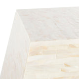 SAFAVIEH Traiana Multi/ Beige Mosaic Geometric Side Table - 19.7" x 19.7" x 20.9" - 20Wx20Dx21H