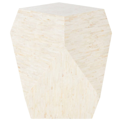 SAFAVIEH Traiana Multi/ Beige Mosaic Geometric Side Table - 19.7" x 19.7" x 20.9" - 20Wx20Dx21H