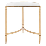 SAFAVIEH Treasures Earlean Gold/ Mirror Top Accent Table - 19.9" x 17.9" x 20" - 20Wx18Dx20H