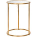 SAFAVIEH Treasures Sonya Gold/ Mirror Top Accent Table - 15" x 15" x 19.7" - 15Wx15Dx20H