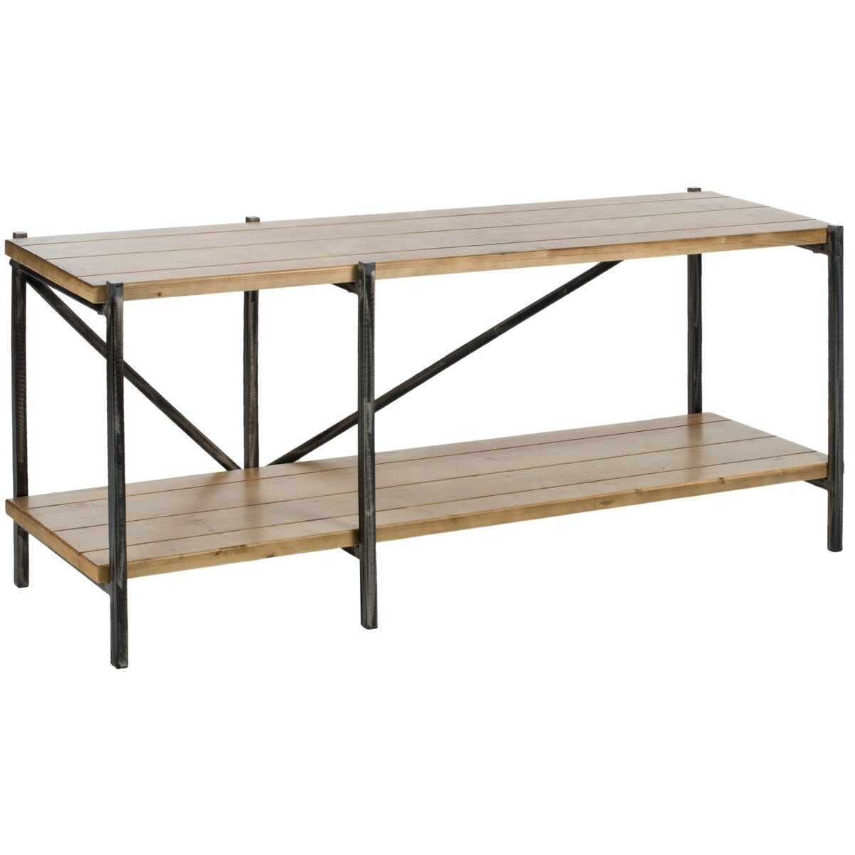 SAFAVIEH Tressa Natural Console Table - 55.1" x 17" x 22.2" - 55Wx17Dx22H