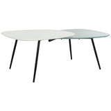 SAFAVIEH Trudi Mid-Century Bi Level Coffee Table - 47.2" x 24.8" x 17.7" - 47Wx25Dx18H