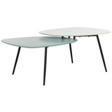 SAFAVIEH Trudi Mid-Century Bi Level Coffee Table - 47.2" x 24.8" x 17.7" - 47Wx25Dx18H