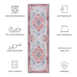 SAFAVIEH Tucson Emelia Transitional Machine Washable Rug