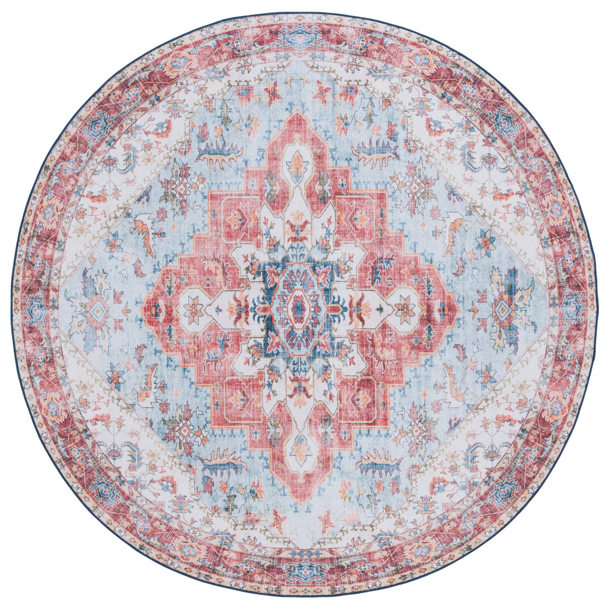 SAFAVIEH Tucson Emelia Transitional Machine Washable Rug