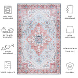 SAFAVIEH Tucson Emelia Transitional Machine Washable Rug