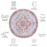 SAFAVIEH Tucson Emelia Transitional Machine Washable Rug