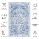 SAFAVIEH Tucson Ethna Transitional Machine Washable Rug.