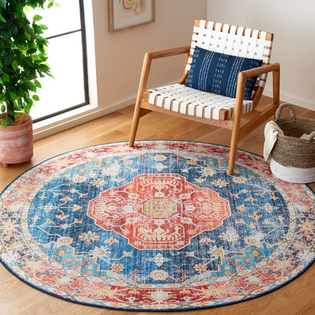 SAFAVIEH Tucson Hlin Transitional Machine Washable Rug