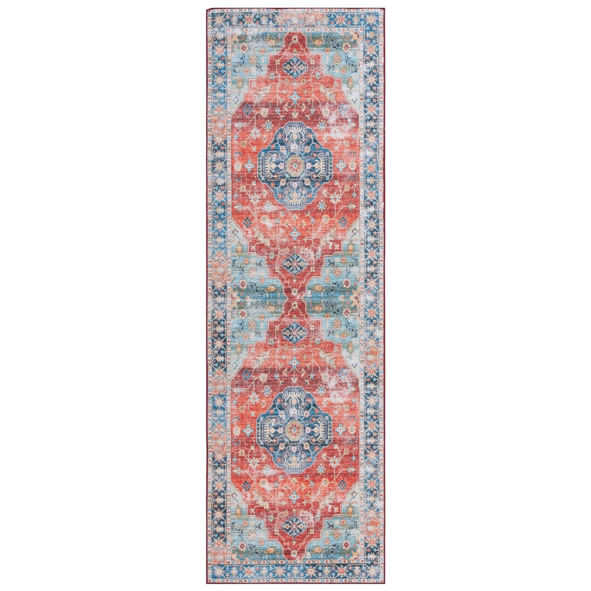 SAFAVIEH Tucson Hlin Transitional Machine Washable Rug