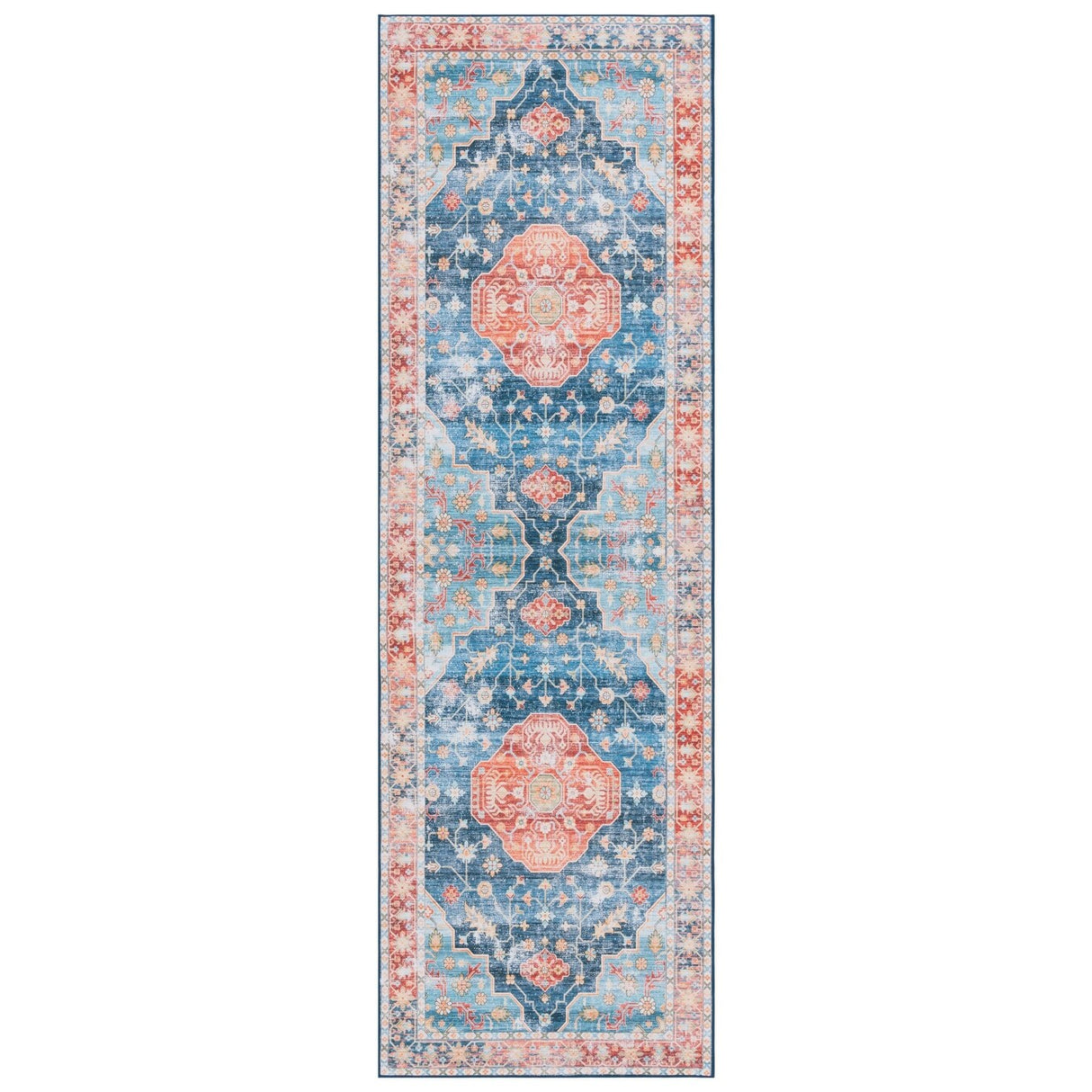 SAFAVIEH Tucson Hlin Transitional Machine Washable Rug