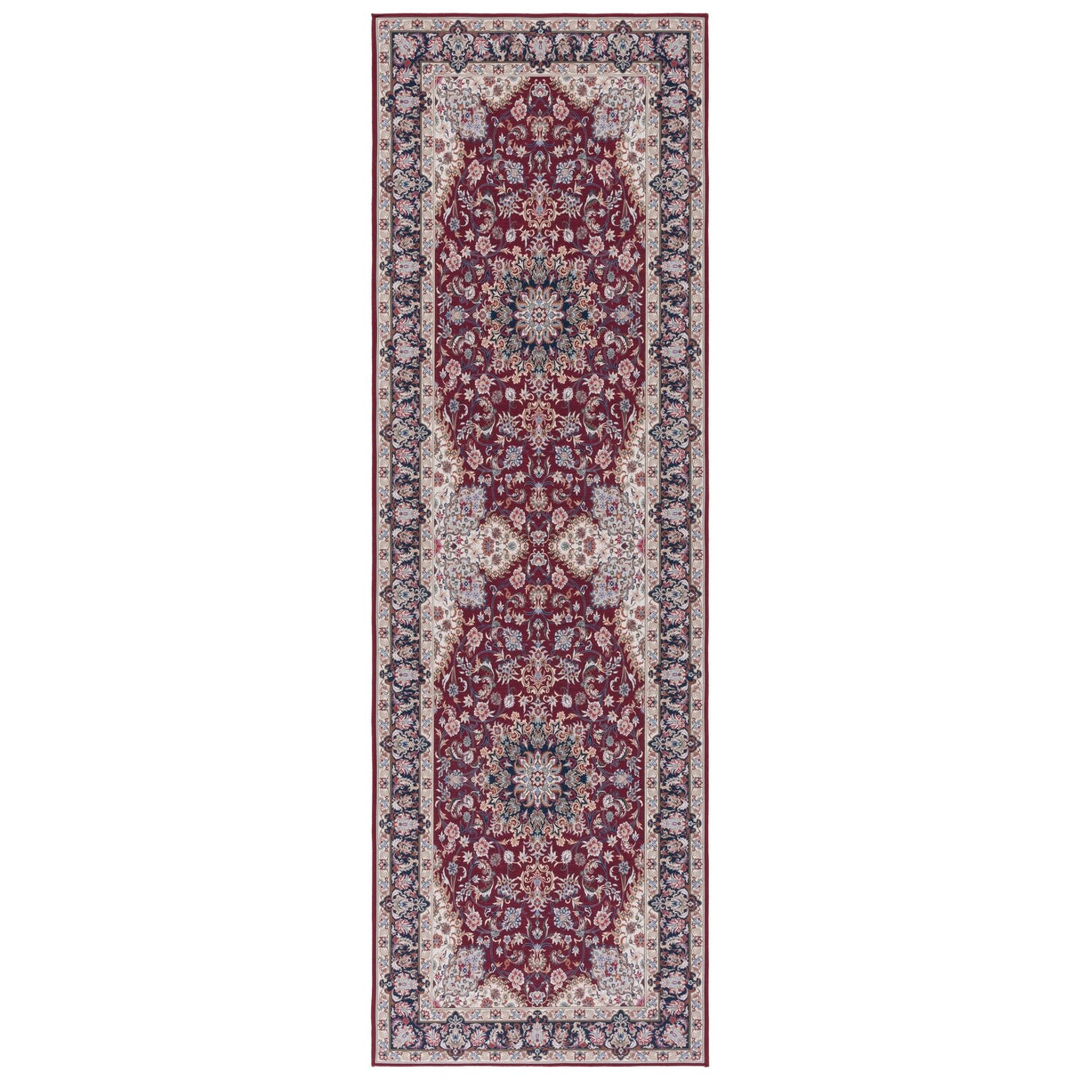 SAFAVIEH Tucson Machine Washable Slip Resistant Aline Traditional Rug