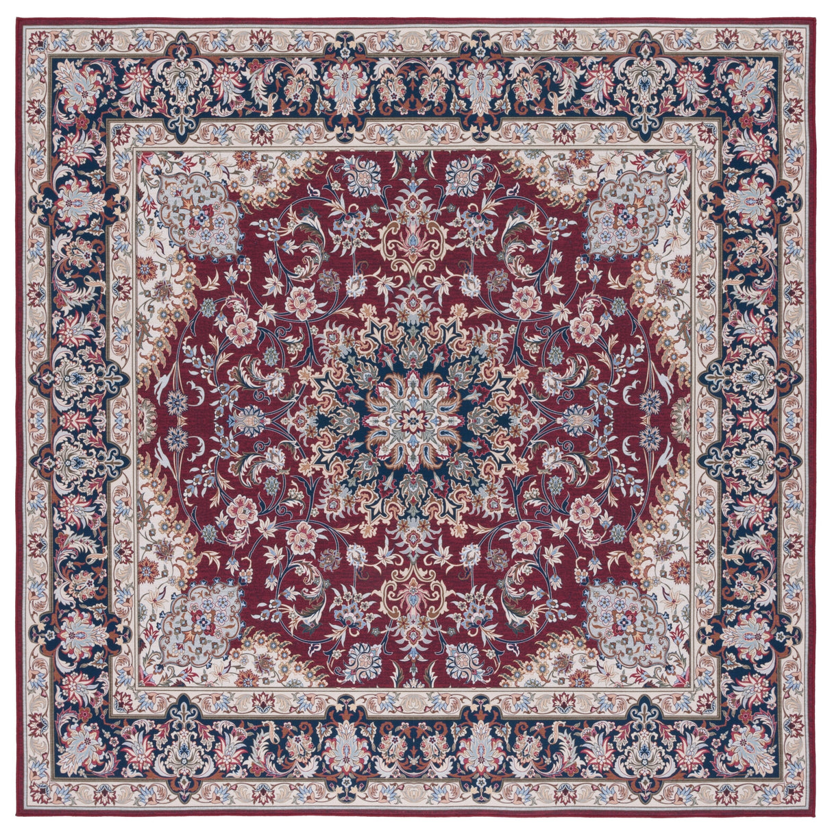 SAFAVIEH Tucson Machine Washable Slip Resistant Aline Traditional Rug