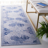 SAFAVIEH Tucson Machine Washable Slip Resistant Biruta Rug