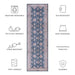 SAFAVIEH Tucson Machine Washable Slip Resistant Daisie Oriental Rug