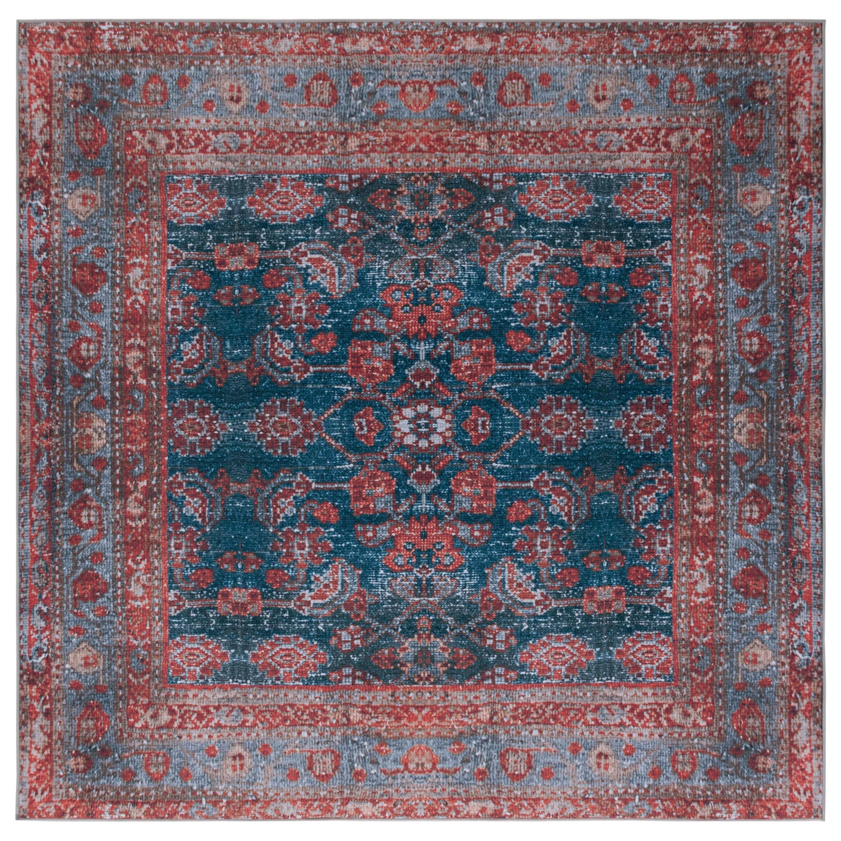 SAFAVIEH Tucson Machine Washable Slip Resistant Elmira Oriental Rug