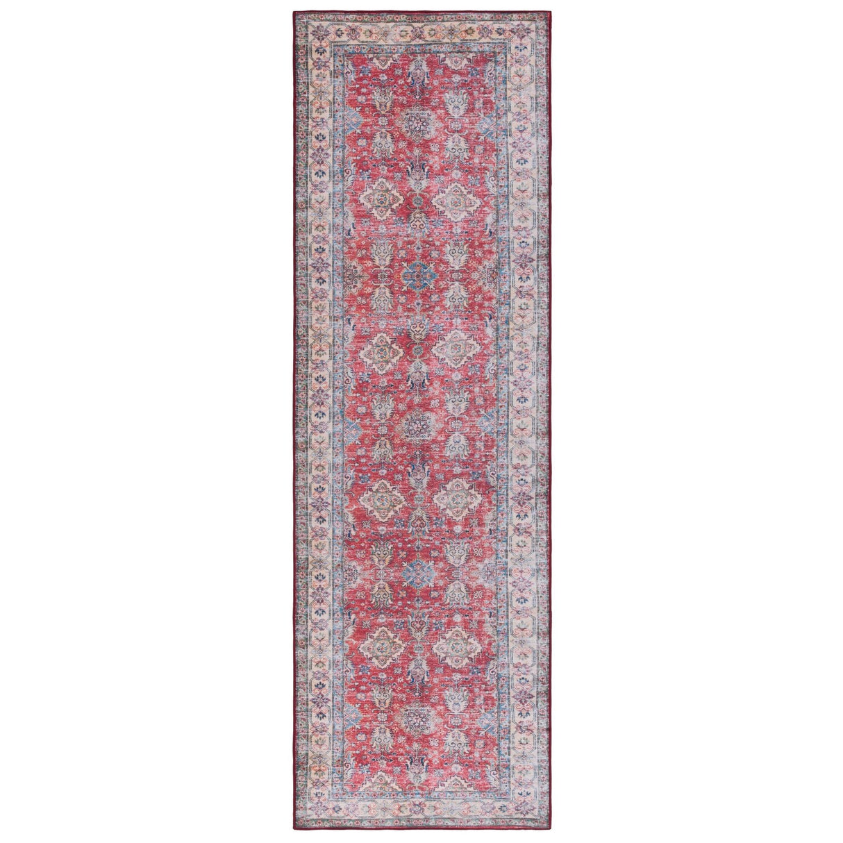 SAFAVIEH Tucson Machine Washable Slip Resistant Fraida Oriental Rug