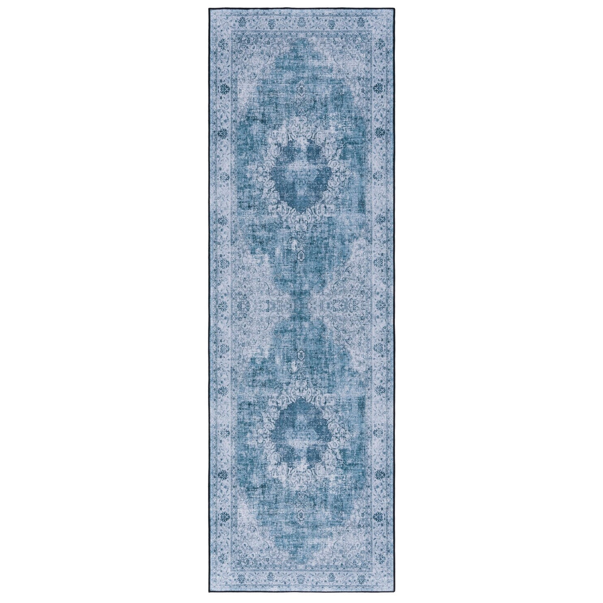 SAFAVIEH Tucson Machine Washable Slip Resistant Genny Oriental Distressed