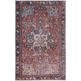 SAFAVIEH Tucson Machine Washable Slip Resistant Kizzie Oriental Rug