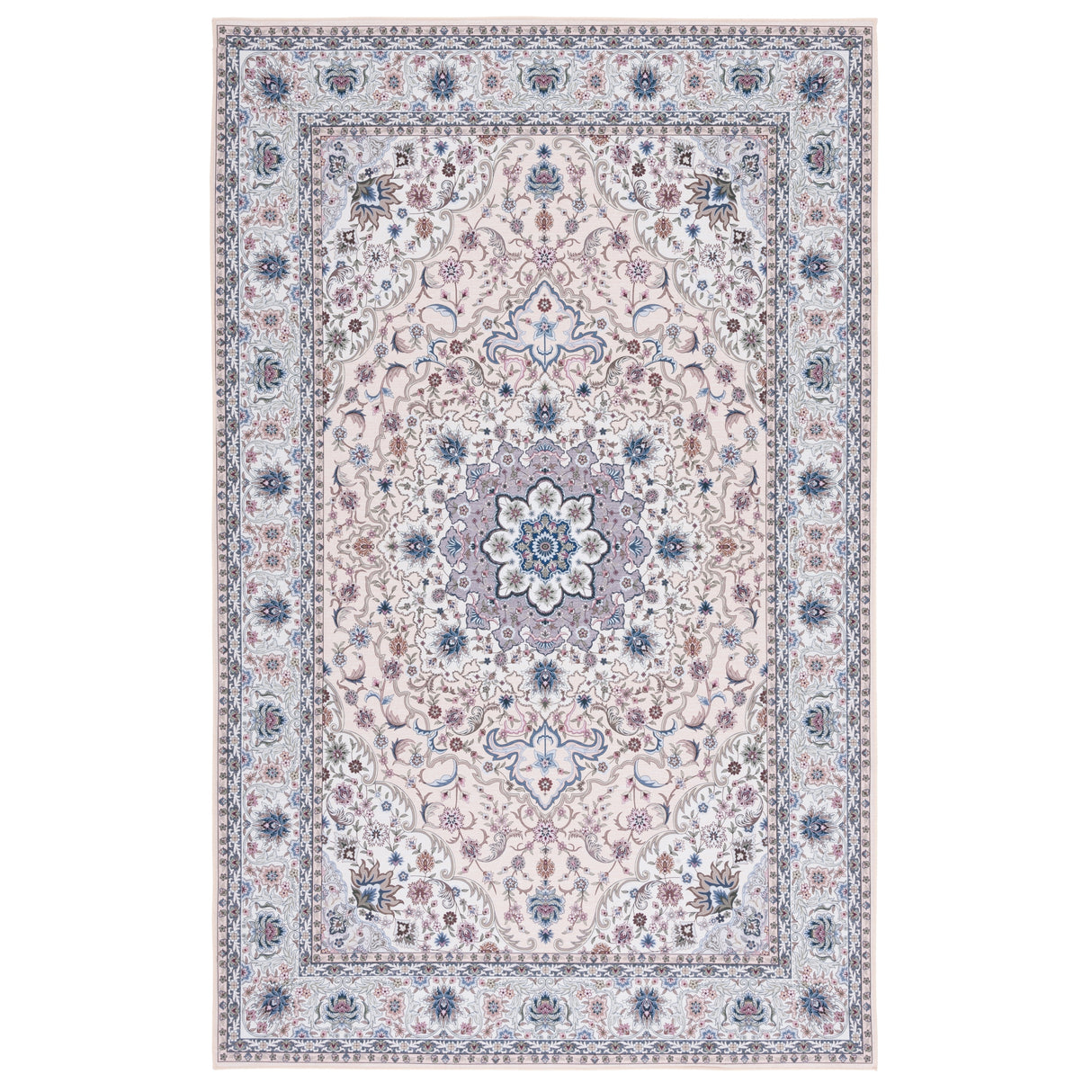 SAFAVIEH Tucson Machine Washable Slip Resistant Koidula Traditional Rug