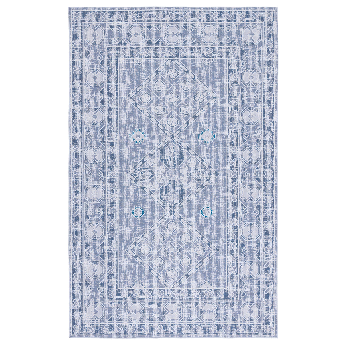 SAFAVIEH Tucson Machine Washable Slip Resistant Lotta Traditional Rug