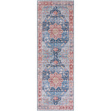 SAFAVIEH Tucson Machine Washable Slip Resistant Mallie Oriental Medallion