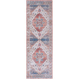 SAFAVIEH Tucson Machine Washable Slip Resistant Malvina Oriental Medallion