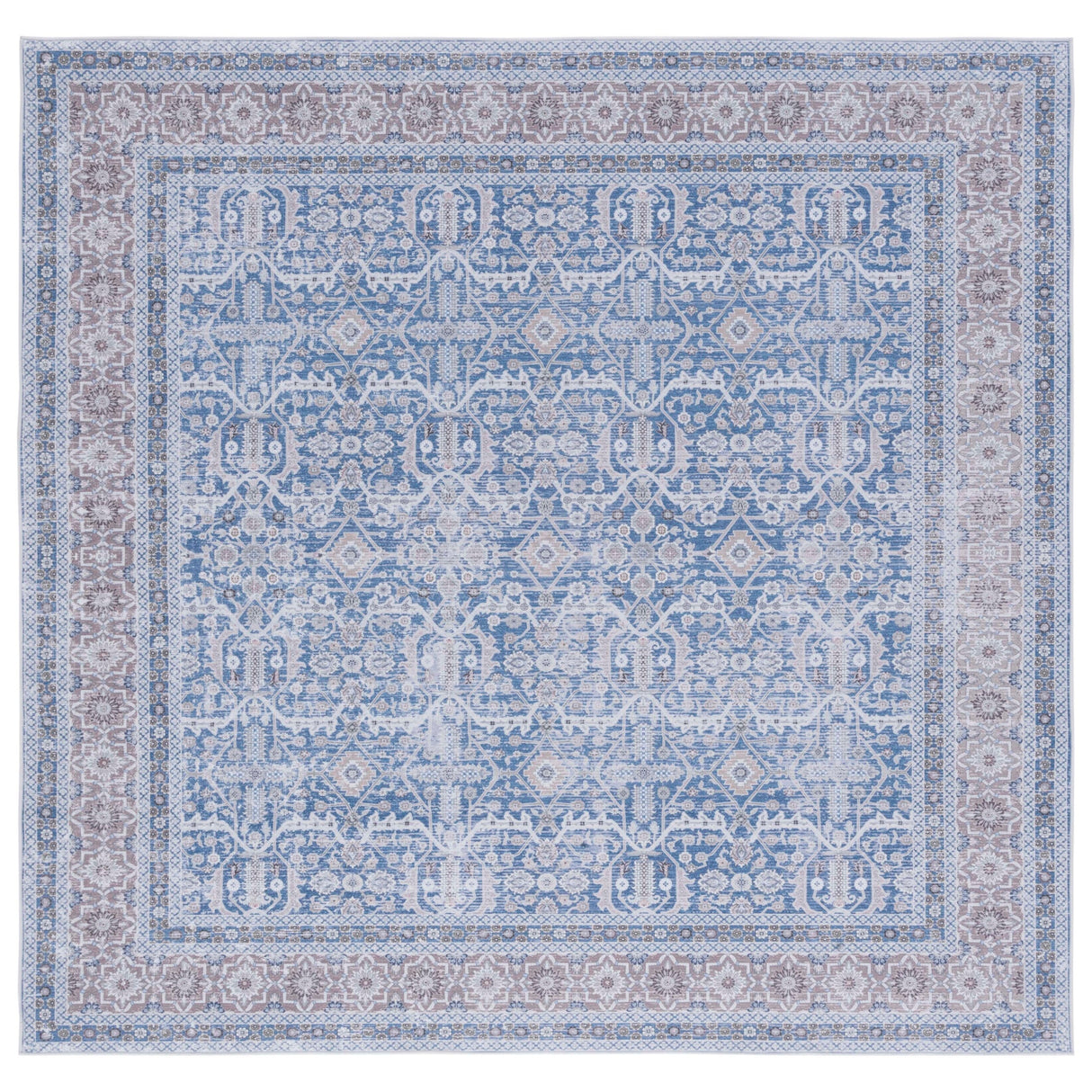 SAFAVIEH Tucson Machine Washable Slip Resistant Nelja Oriental Rug