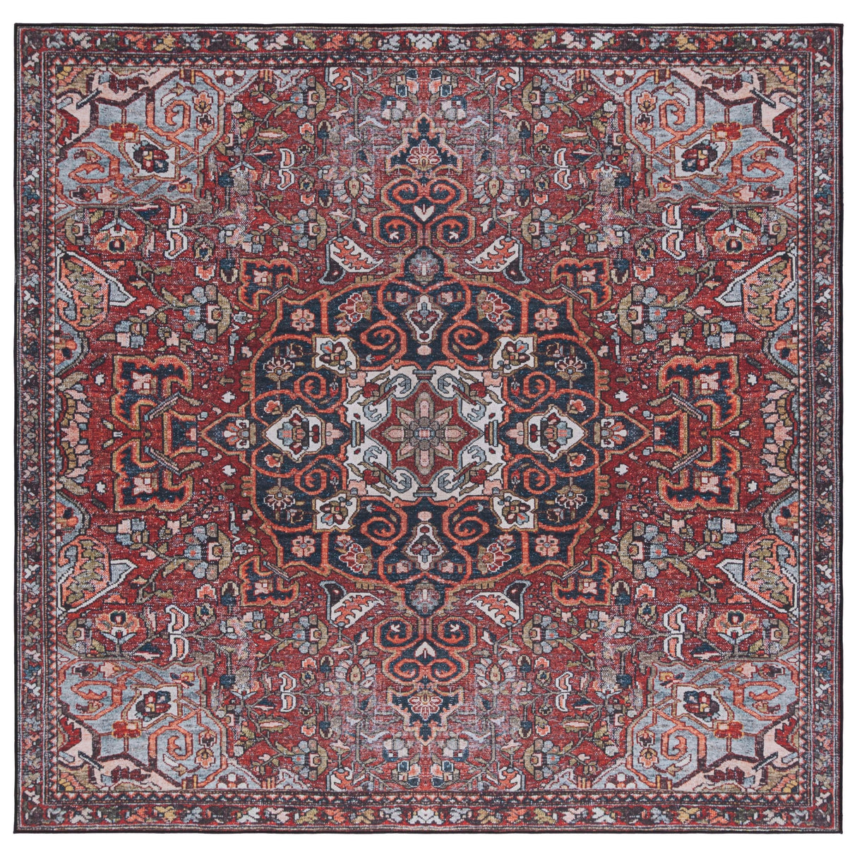 SAFAVIEH Tucson Machine Washable Slip Resistant Rachael Oriental Rug