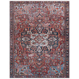 SAFAVIEH Tucson Machine Washable Slip Resistant Rachael Oriental Rug