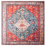 SAFAVIEH Tucson Machine Washable Slip Resistant Rosina Oriental Medallion