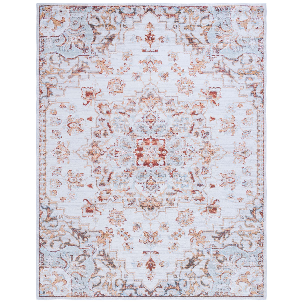 SAFAVIEH Tucson Machine Washable Slip Resistant Theodora Oriental Medallion