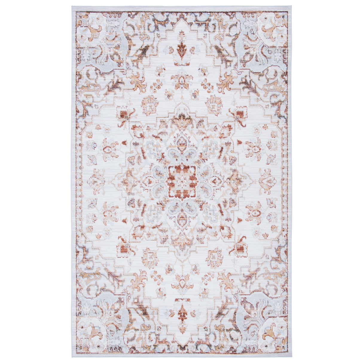 SAFAVIEH Tucson Machine Washable Slip Resistant Theodora Oriental Medallion