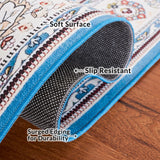 SAFAVIEH Tucson Machine Washable Slip Resistant Willa Traditional Rug