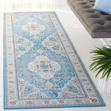 SAFAVIEH Tucson Machine Washable Slip Resistant Willa Traditional Rug